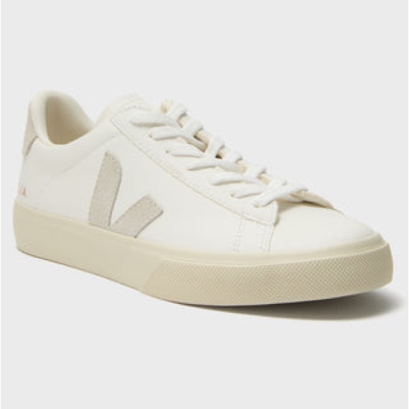 VEJA Extra-White Natural Campo Sneakers - Picture 1 of 10